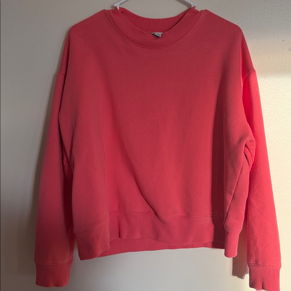 Large A New Day Crop Swearshirt